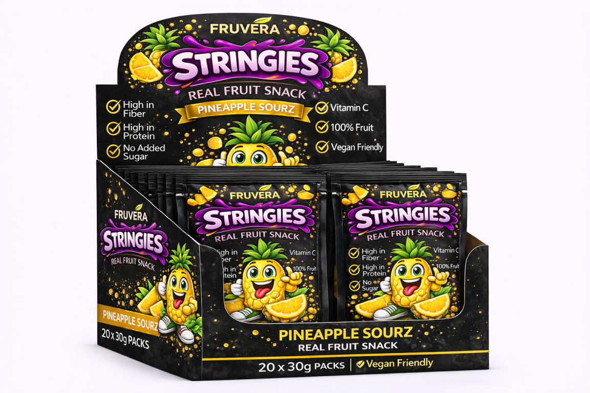 Stringies Pineapple Sourz Showbox