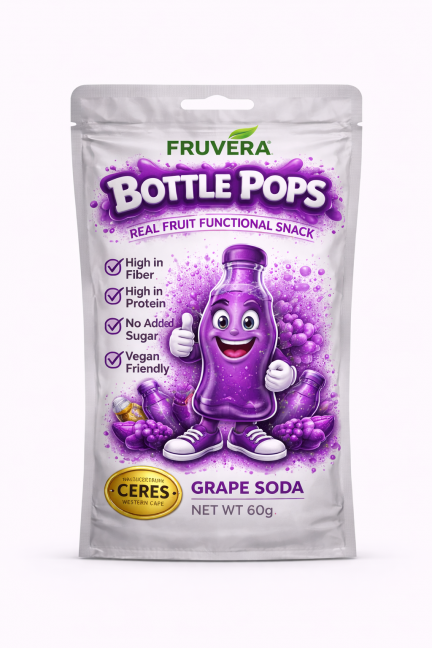 Bottle Pops Grape Soda 60g pouch