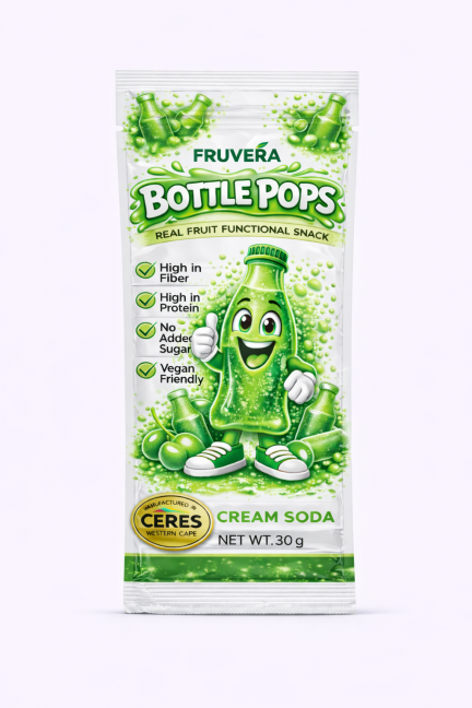 Bottle Pops Cream Soda 30g snack pack